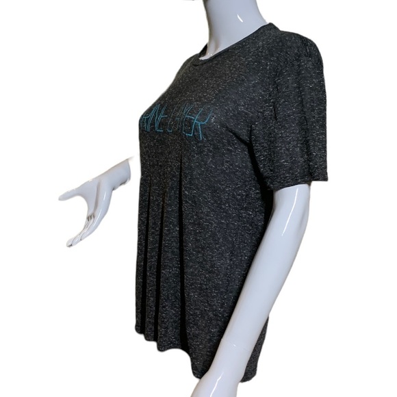 Marine Layer foggy letters graphic tee in charcoal - Picture 3 of 9